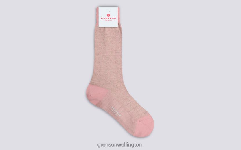 Women Pink FAIRISLE SNOWFLAKE SOCK Grenson R46060469 Accessories