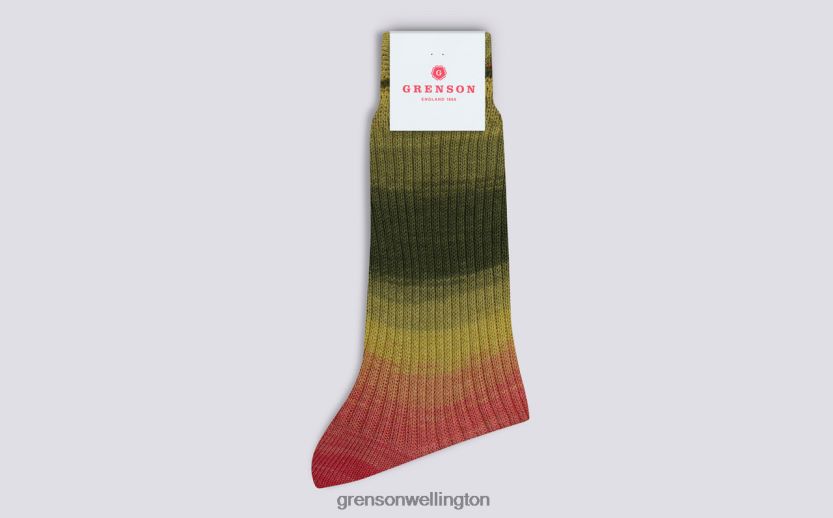 Women Yellow Multi RAINBOW SOCK Grenson R46060504 Accessories