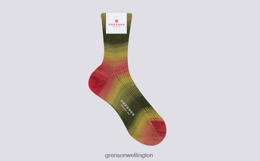 Women Yellow Multi RAINBOW SOCK Grenson R46060504 Accessories