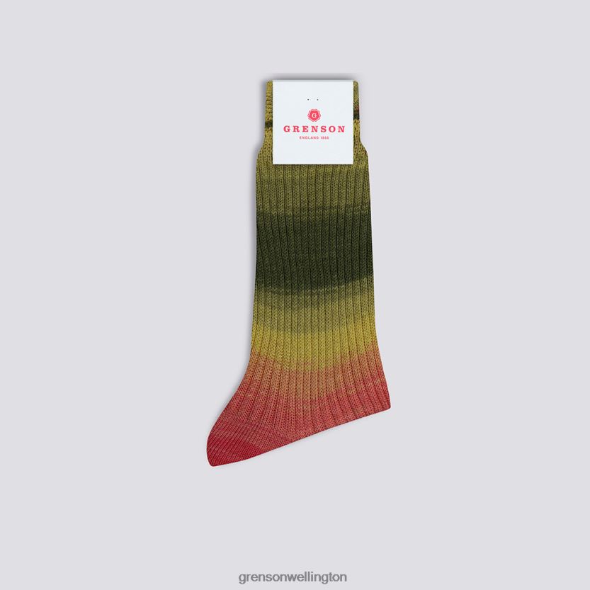 Women Yellow Multi RAINBOW SOCK Grenson R46060504 Accessories