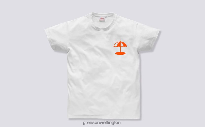 Unisex White SUMMER T-SHIRT Grenson R46060526 Clothes