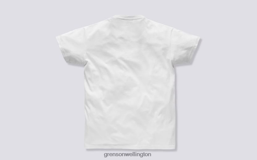 Unisex White SUMMER T-SHIRT Grenson R46060526 Clothes