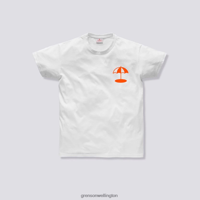 Unisex White SUMMER T-SHIRT Grenson R46060526 Clothes