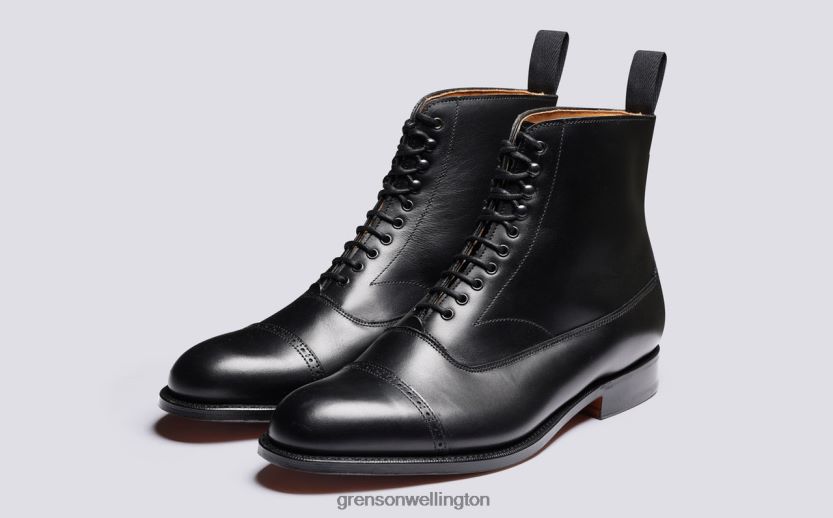 Men Black BALMORAL Grenson R4606010 Boots