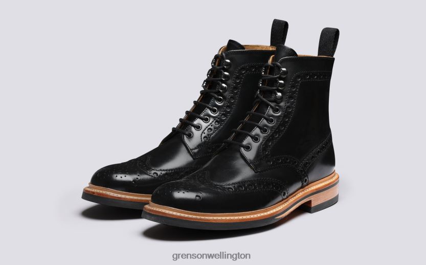 Men Black FRED Grenson R4606016 Boots