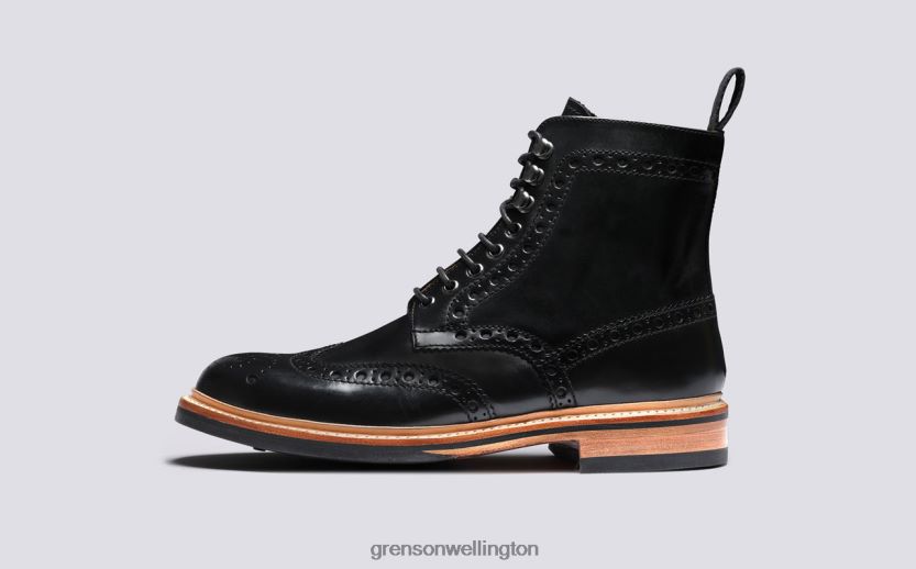 Men Black FRED Grenson R4606016 Boots