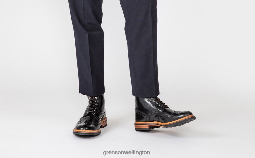 Men Black FRED Grenson R4606016 Boots