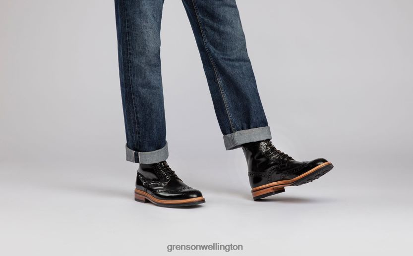 Men Black FRED Grenson R4606016 Boots