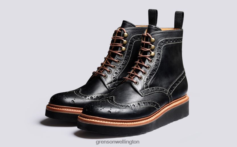 Men Black FRED Grenson R4606030 Boots