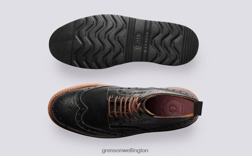 Men Black FRED Grenson R4606030 Boots
