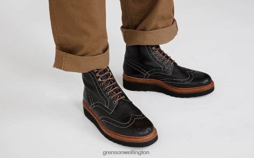 Men Black FRED Grenson R4606030 Boots