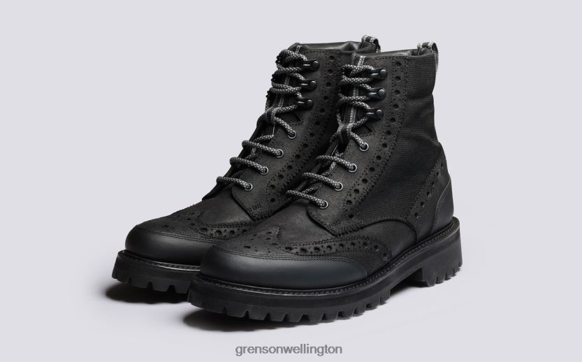 Men Black FRED TECH Grenson R460609 Boots