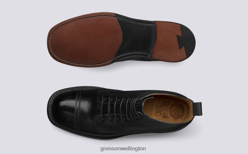 Men Black SHOE 9 Grenson R4606041 Boots