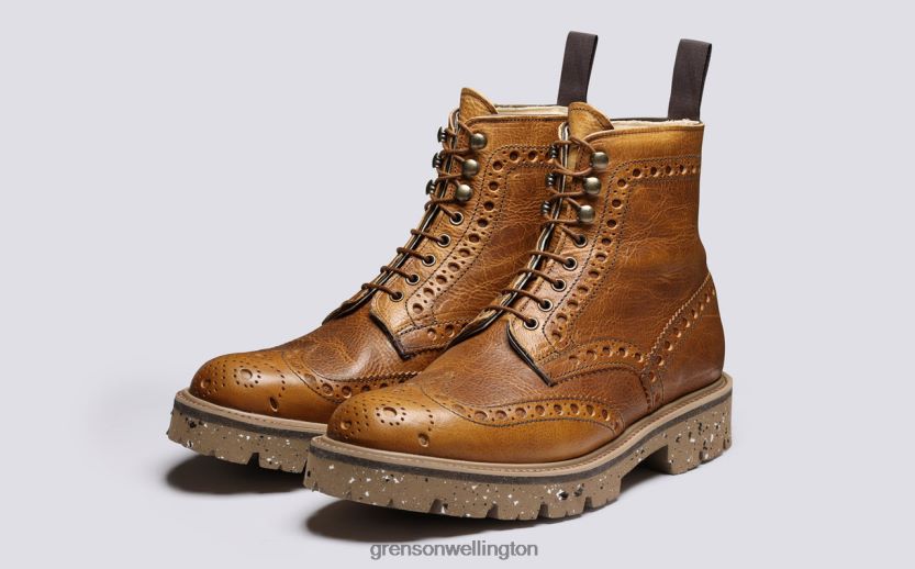 Men Brown FRED Grenson R4606028 Boots