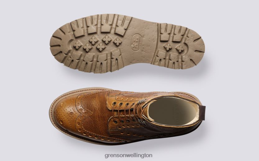 Men Brown FRED Grenson R4606028 Boots