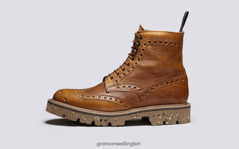 Men Brown FRED Grenson R4606028 Boots