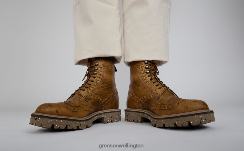 Men Brown FRED Grenson R4606028 Boots