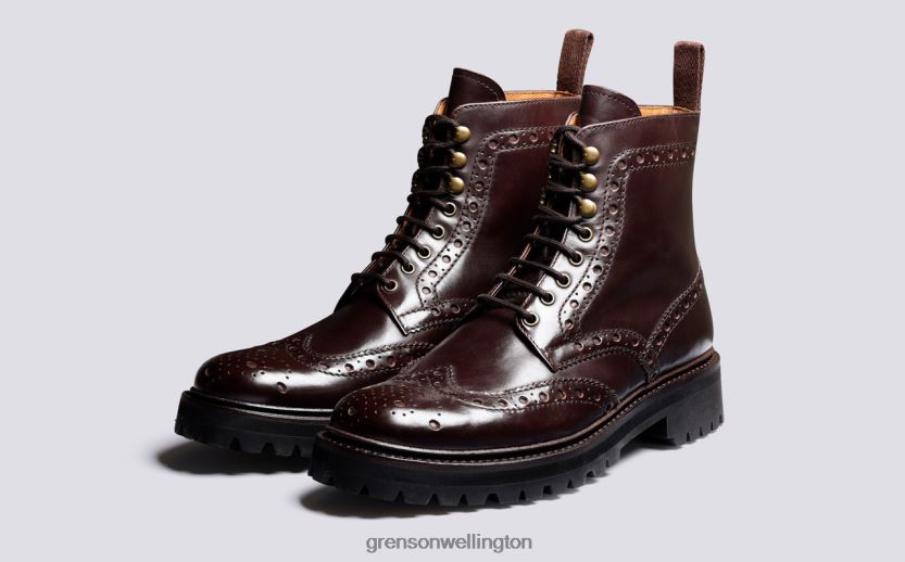 Men Brown FRED Grenson R4606032 Boots