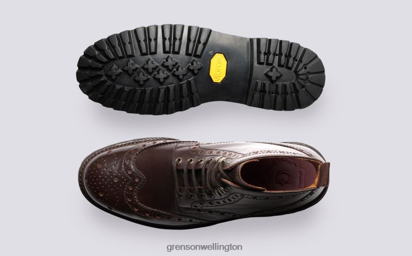 Men Brown FRED Grenson R4606032 Boots