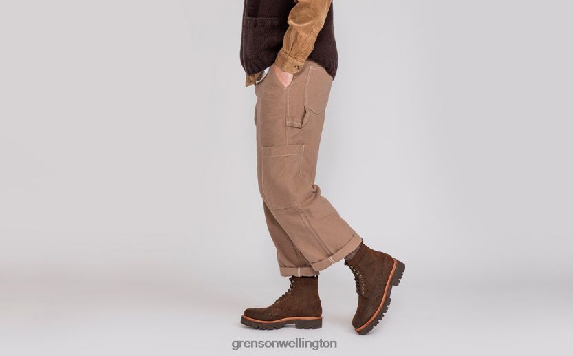 Men Brown FRED Grenson R4606054 Boots