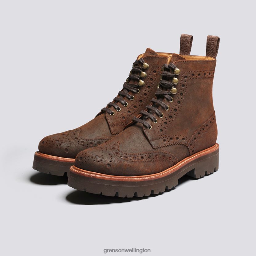 Men Brown FRED Grenson R4606054 Boots