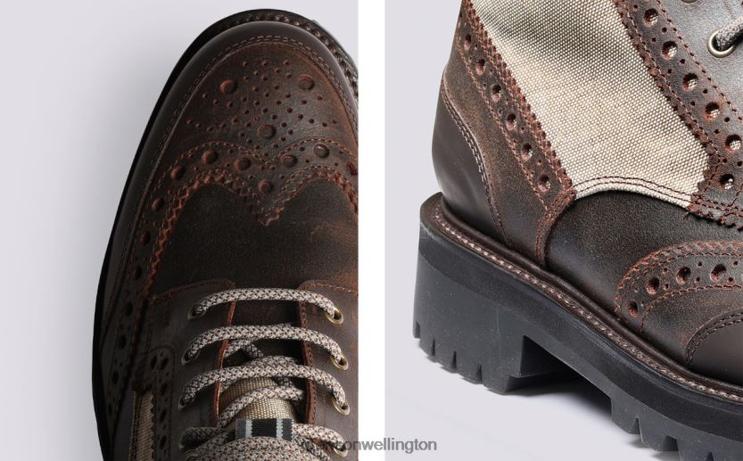 Men Brown FRED TECH Grenson R4606029 Boots