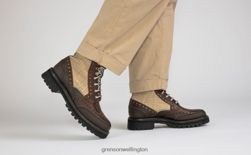Men Brown FRED TECH Grenson R4606029 Boots