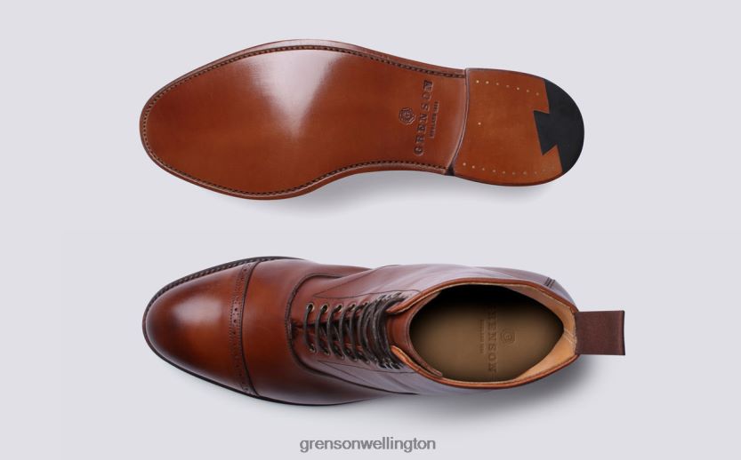 Men Cognac BALMORAL Grenson R460605 Boots