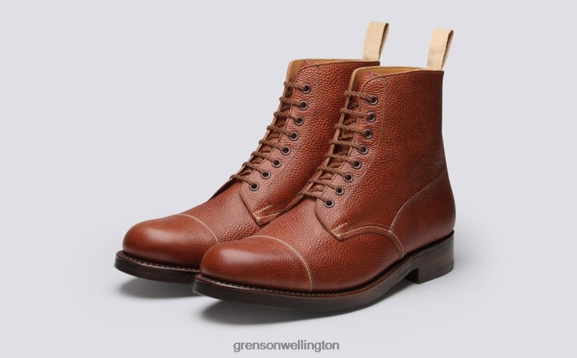 Men Cognac SHOE 3 Grenson R4606038 Boots