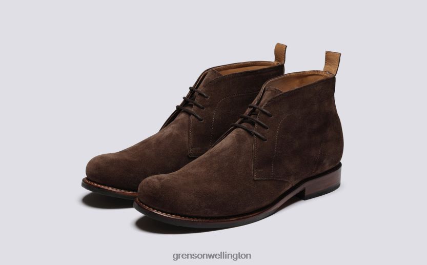 Men Dark Brown CHESTER Grenson R4606052 Boots