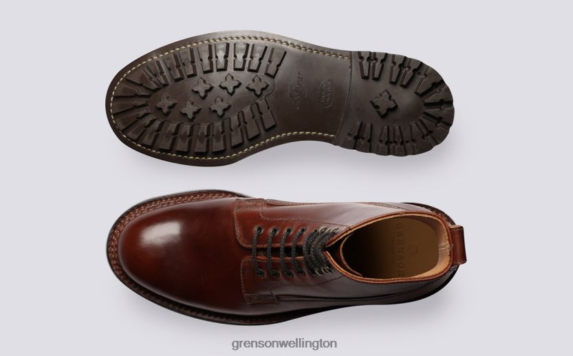 Men Dark Brown VINCENT Grenson R4606043 Boots