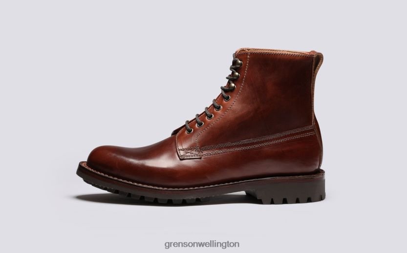 Men Dark Brown VINCENT Grenson R4606043 Boots