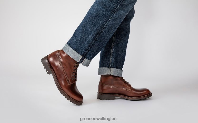 Men Dark Brown VINCENT Grenson R4606043 Boots