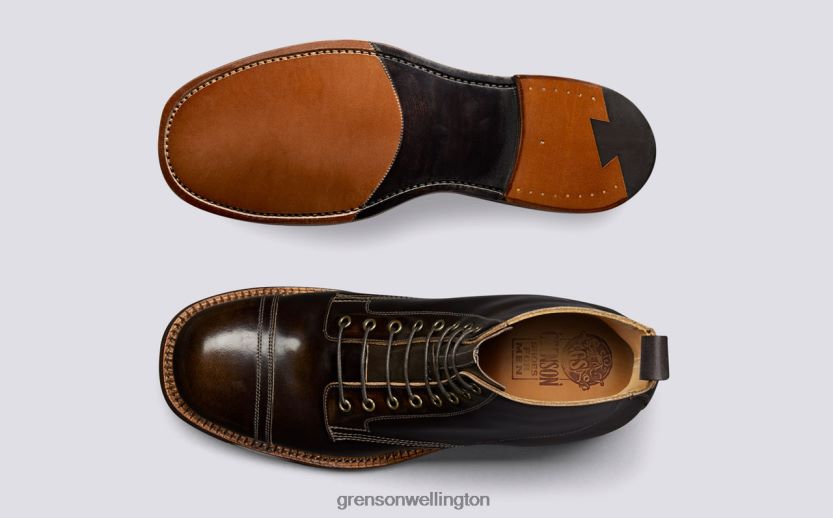 Men Pickled Walnut SHOE 9 Grenson R4606040 Boots