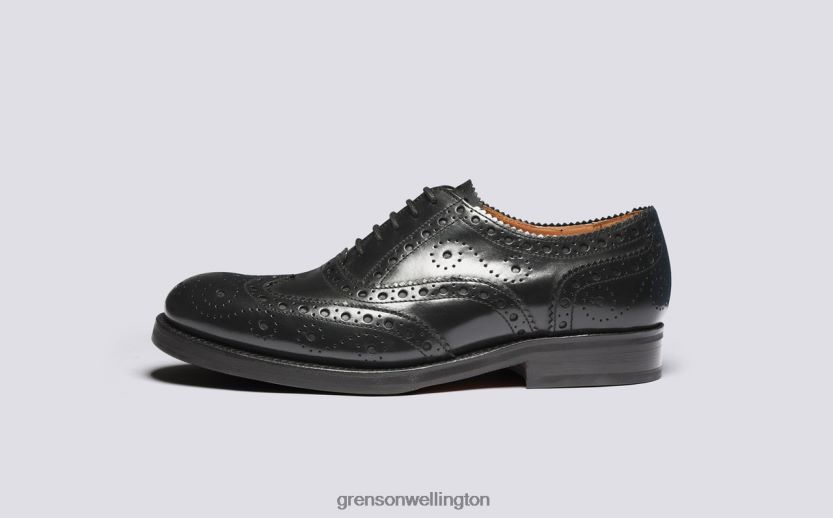 Men Black ANDERSON Grenson R46060123 Brogues Shoes
