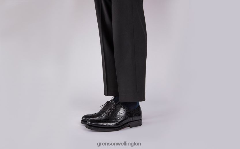 Men Black ANDERSON Grenson R46060123 Brogues Shoes