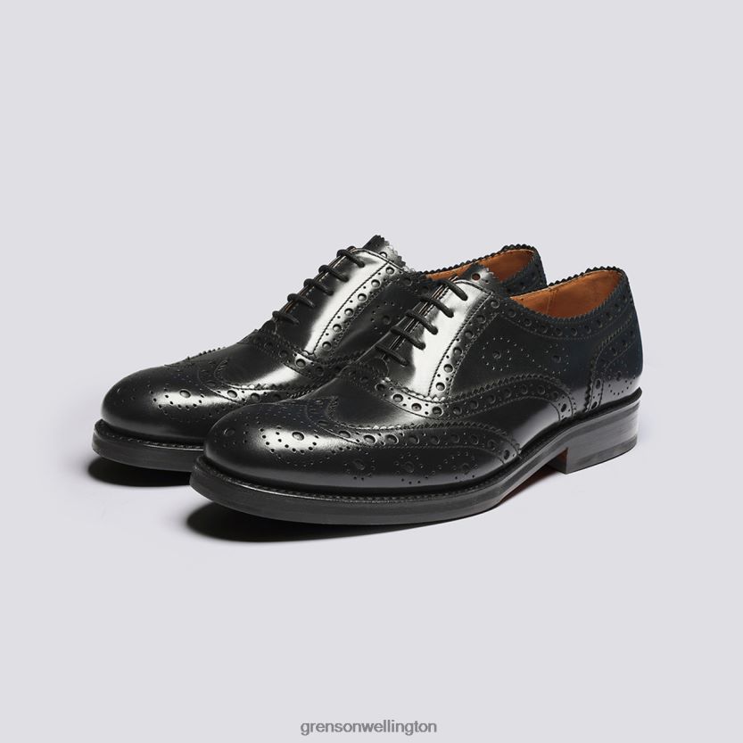 Men Black ANDERSON Grenson R46060123 Brogues Shoes