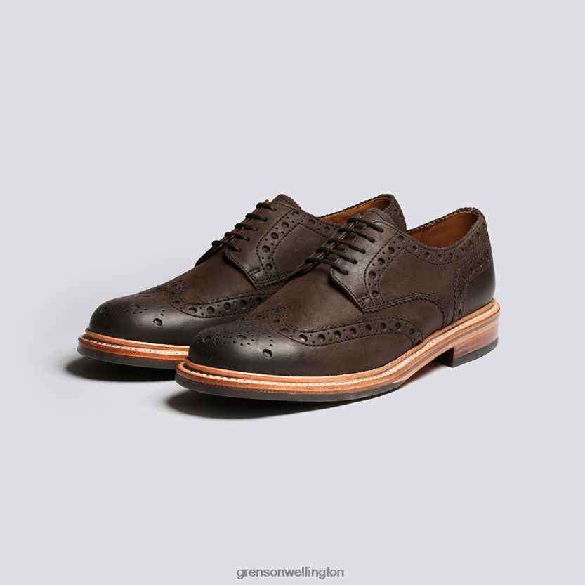 Men Brown ARCHIE Grenson R46060113 Brogues Shoes