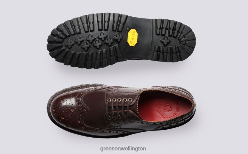 Men Brown ARCHIE Grenson R46060114 Brogues Shoes
