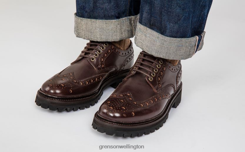 Men Brown ARCHIE Grenson R46060114 Brogues Shoes
