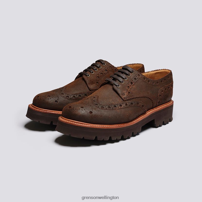 Men Brown ARCHIE Grenson R46060122 Brogues Shoes