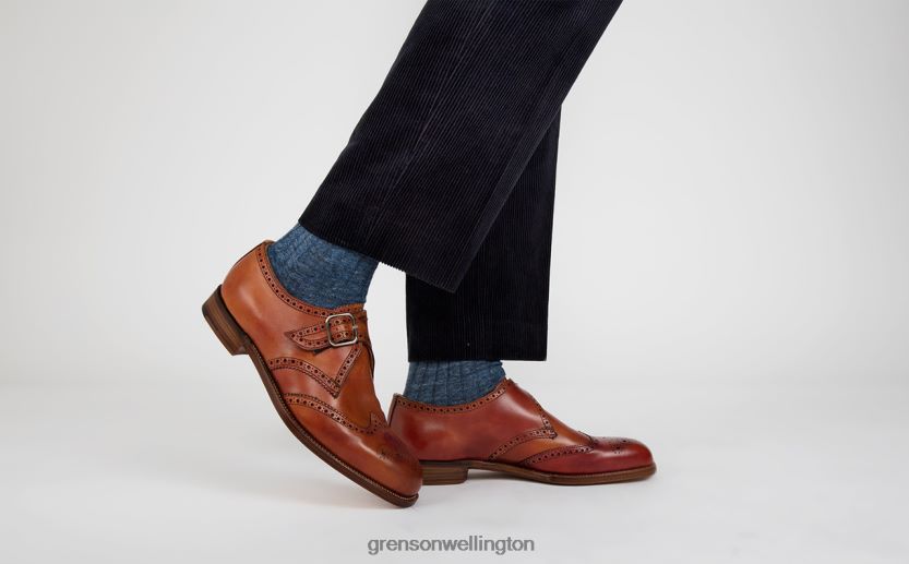 Men Cognac SHREWSBURY Grenson R46060124 Brogues Shoes