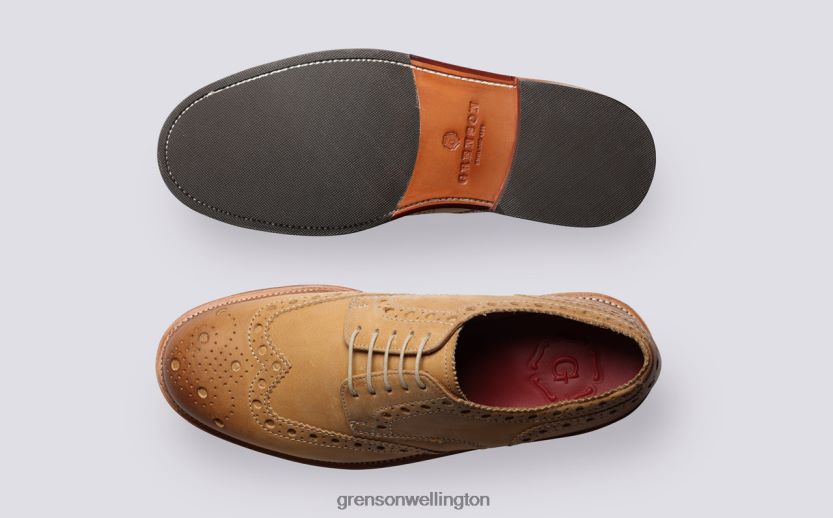 Men Ginger Burnished ARCHIE Grenson R46060110 Brogues Shoes