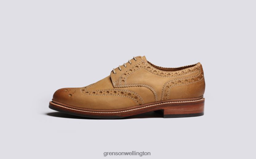 Men Ginger Burnished ARCHIE Grenson R46060110 Brogues Shoes