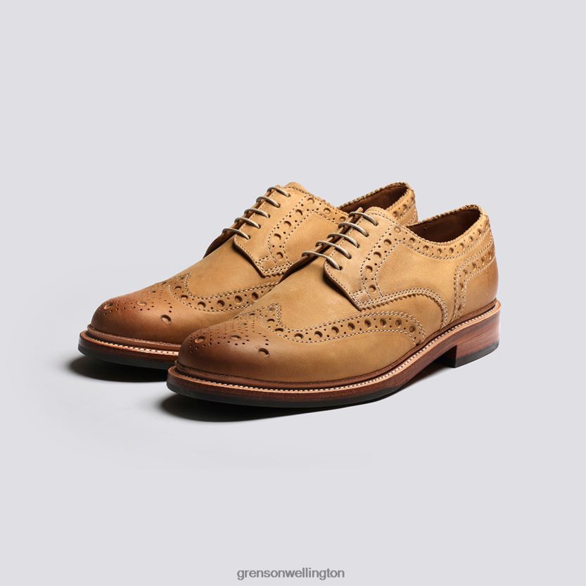 Men Ginger Burnished ARCHIE Grenson R46060110 Brogues Shoes