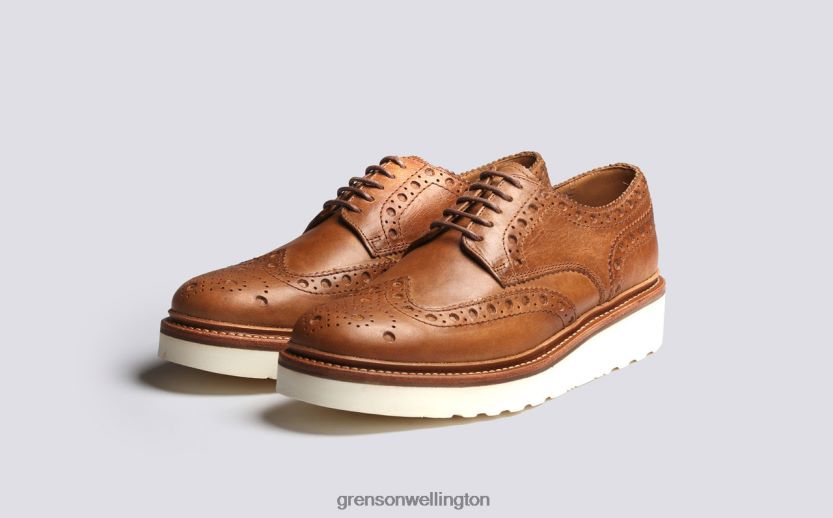 Men Natural ARCHIE Grenson R46060111 Brogues Shoes