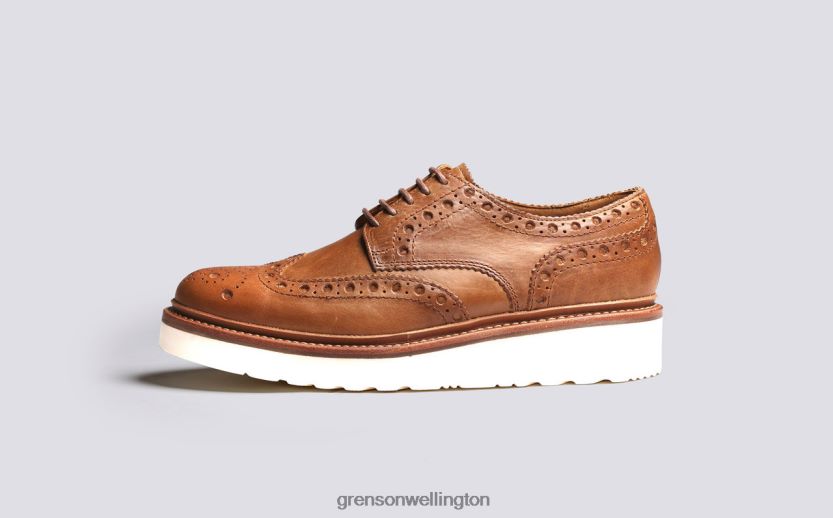 Men Natural ARCHIE Grenson R46060111 Brogues Shoes