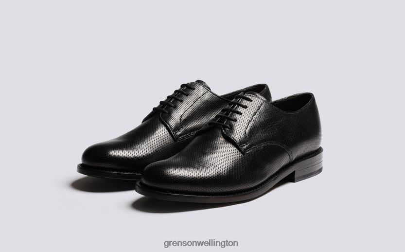Men Black CURT Grenson R46060146 Derby Shoes
