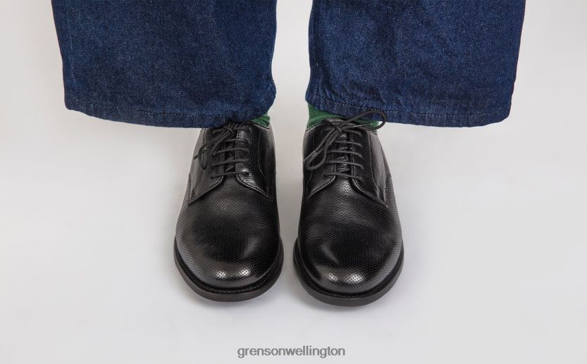 Men Black CURT Grenson R46060146 Derby Shoes