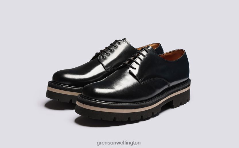 Men Black CURT Grenson R46060160 Derby Shoes